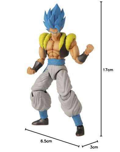 BANDAI - Dragon Ball Super - Figurine Dragon Stars 17 cm - Super Saiyan Blue Gogeta