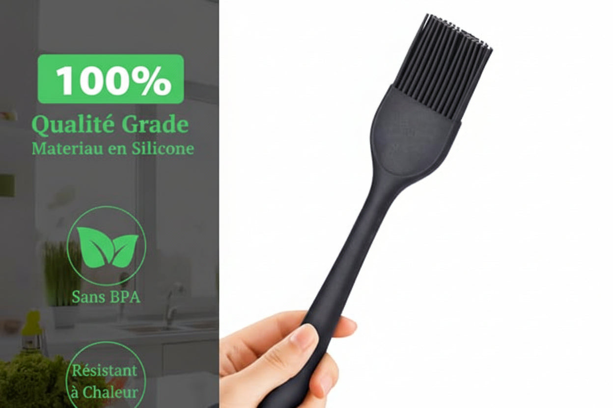 Euqvunn 2Pcs Pinceau Cuisine Silicone