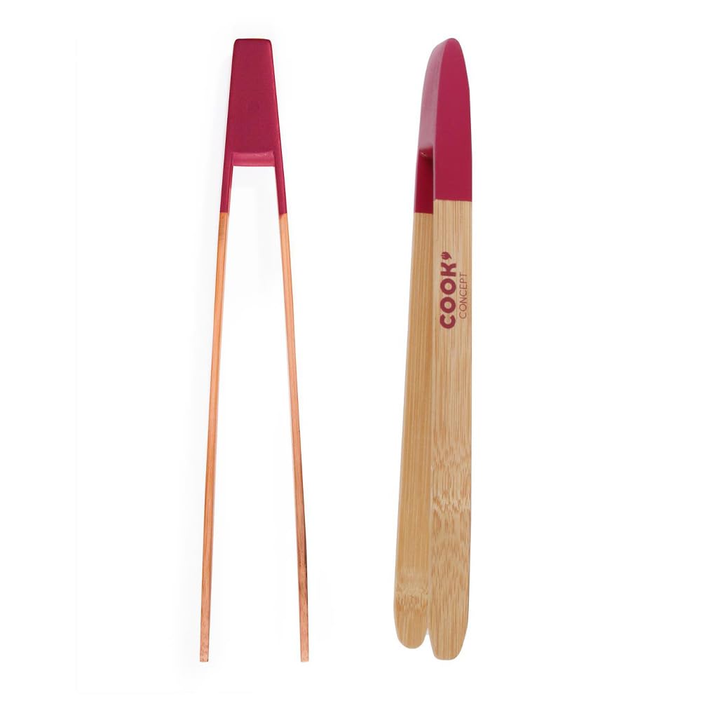 COOK CONCEPT - Pince en bambou aimantée, ustensile de cuisine