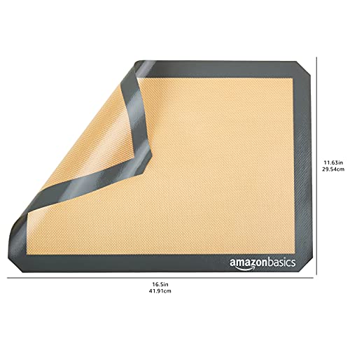 Tapis de cuisson  Lot de 2 tapis silicone anti‑adhésifs pour four et pâtisserie