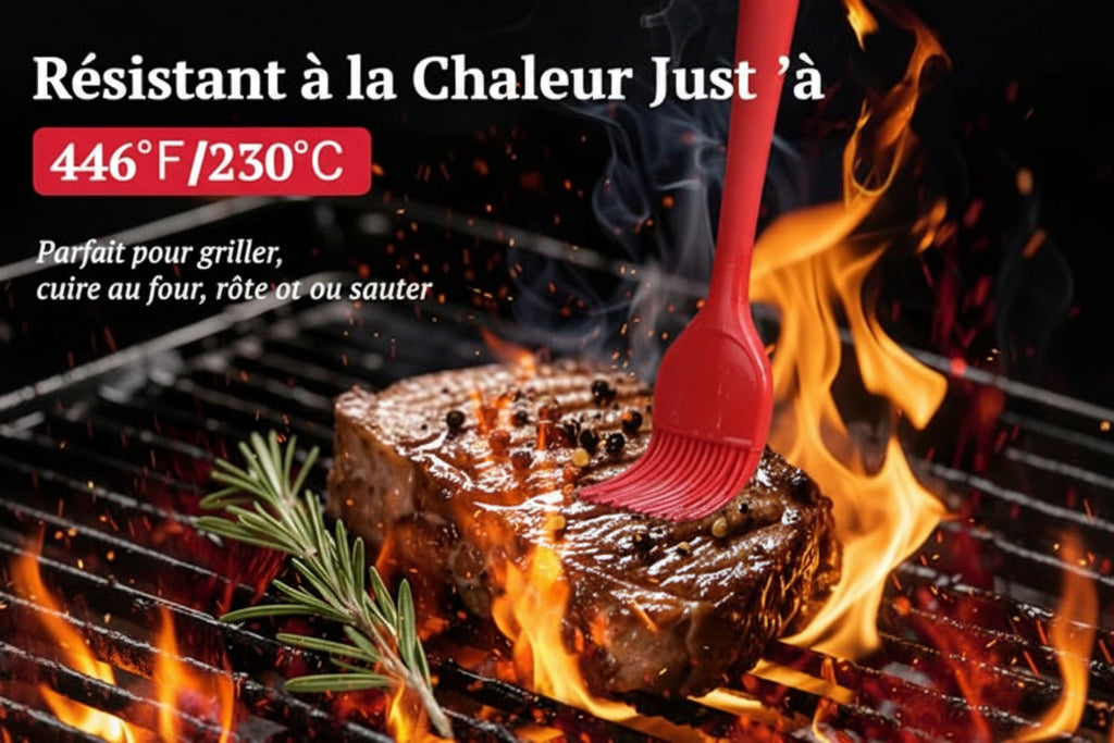 Euqvunn 2Pcs Pinceau Cuisine Silicone