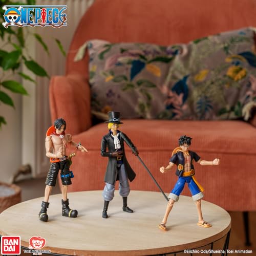 Figurine Anime Heroes - BANDAI - One Piece Zoro Style 3 pièces 17 cm