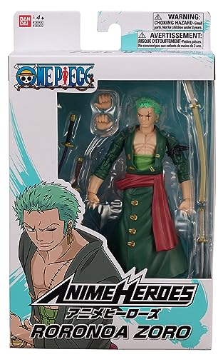 Bandai - Anime Heroes - One Piece - Figurine Anime heroes 17 cm - Roronoa Zoro