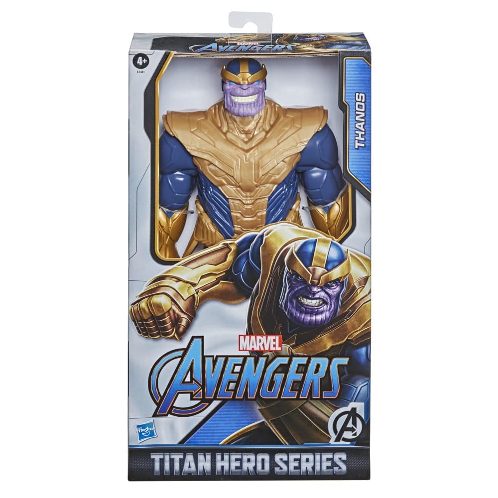 Avengers Figurine Thanos Marvel Titan Hero Series Blast Gear Deluxe de 30 cm