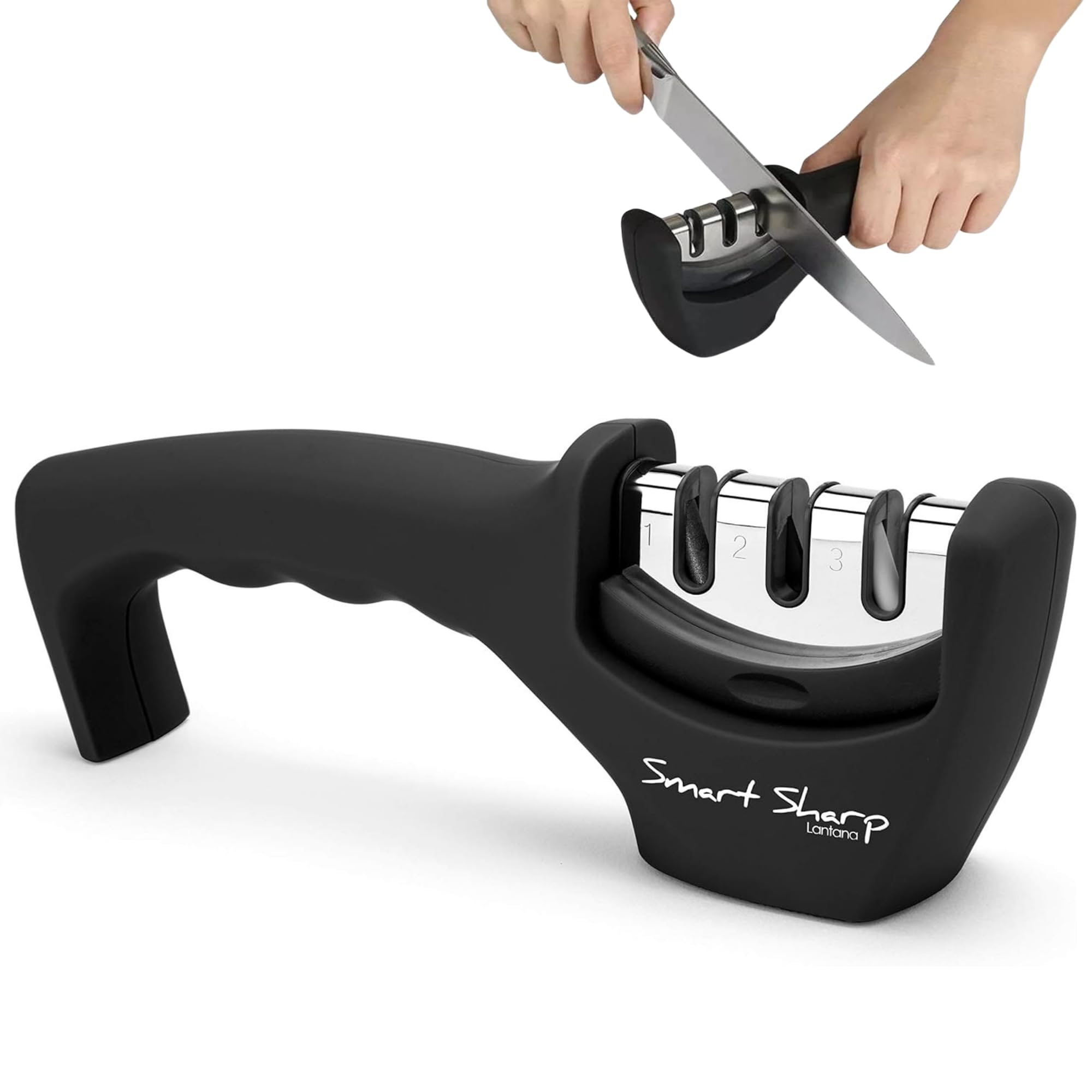 Lantana - Aiguiseur à 3 phases Smart Sharp - pour couteaux de cuisine