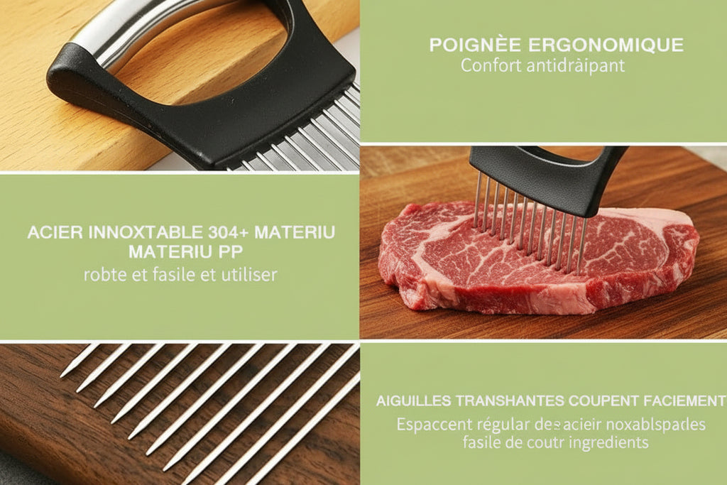 Support à tranches d'oignon en acier inoxydable