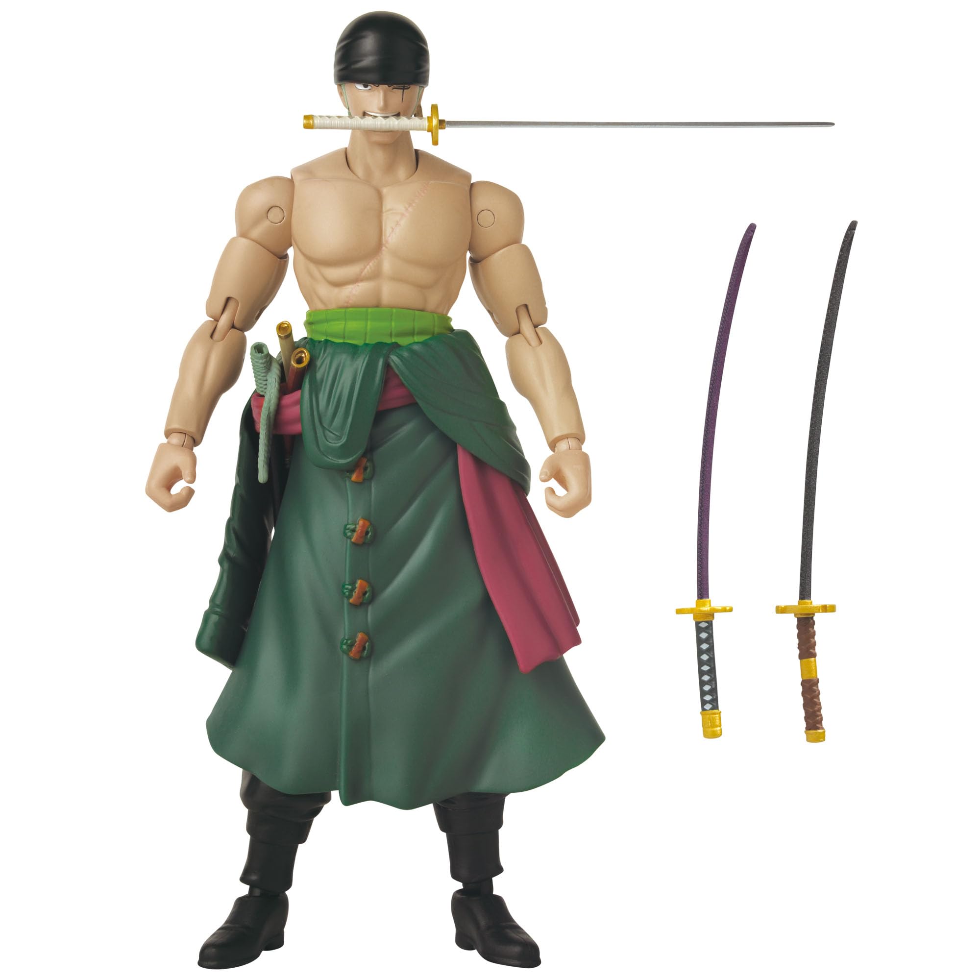 Figurine Anime Heroes - BANDAI - One Piece Zoro Style 3 pièces 17 cm