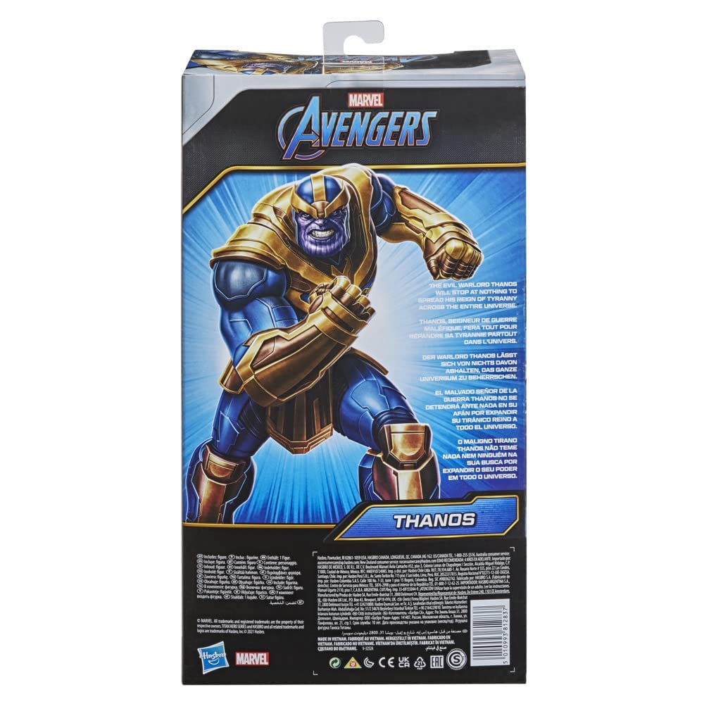 Avengers Figurine Thanos Marvel Titan Hero Series Blast Gear Deluxe de 30 cm
