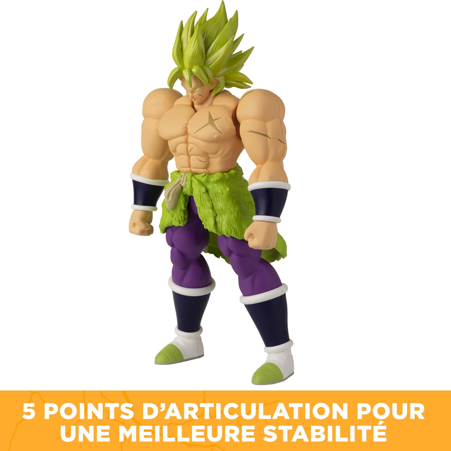 BANDAI - Dragon Ball Super - Figurine Géante Super Limit Breaker 33 cm - Super Saiyan Broly du Film