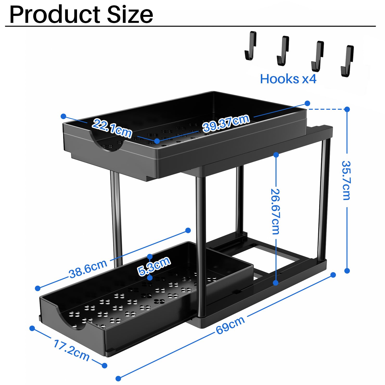 ARSTPEOE Rangement Sous Évier