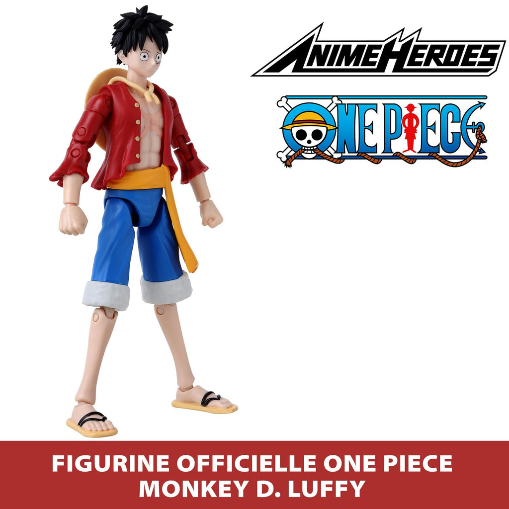 Bandai - Anime Heroes - One Piece - Figurine Anime heroes 17 cm – Monkey D. Luffy