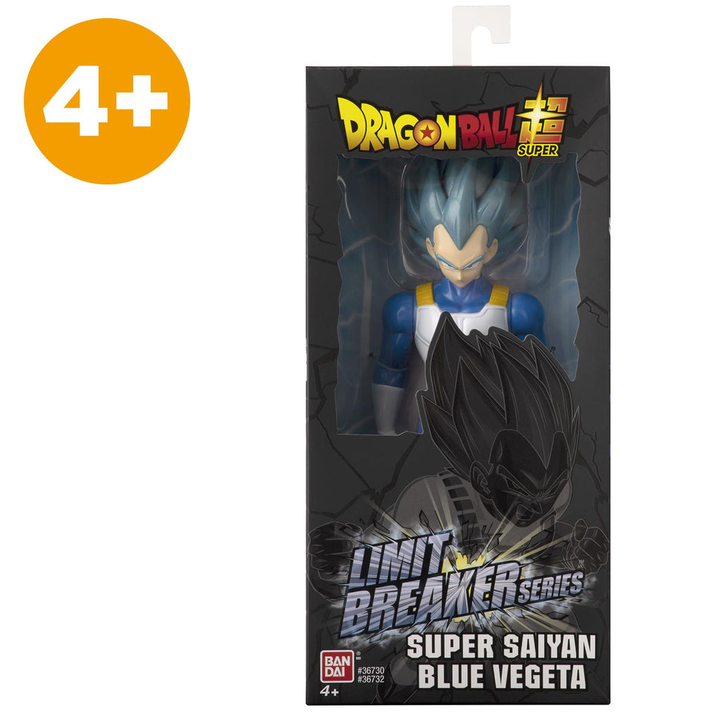 BANDAI - Dragon Ball Super - Figurine Géante Limit Breaker 30 cm - Super Saiyan Vegeta Bleu