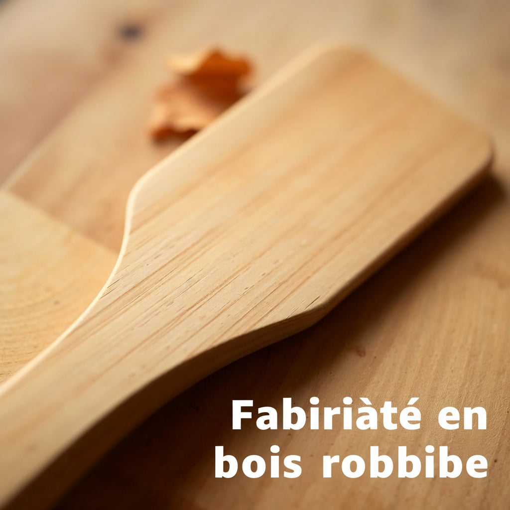 10x Grattoir à raclette en bois - Spatule et poussoir comme grattoir à raclette - Accessoires
