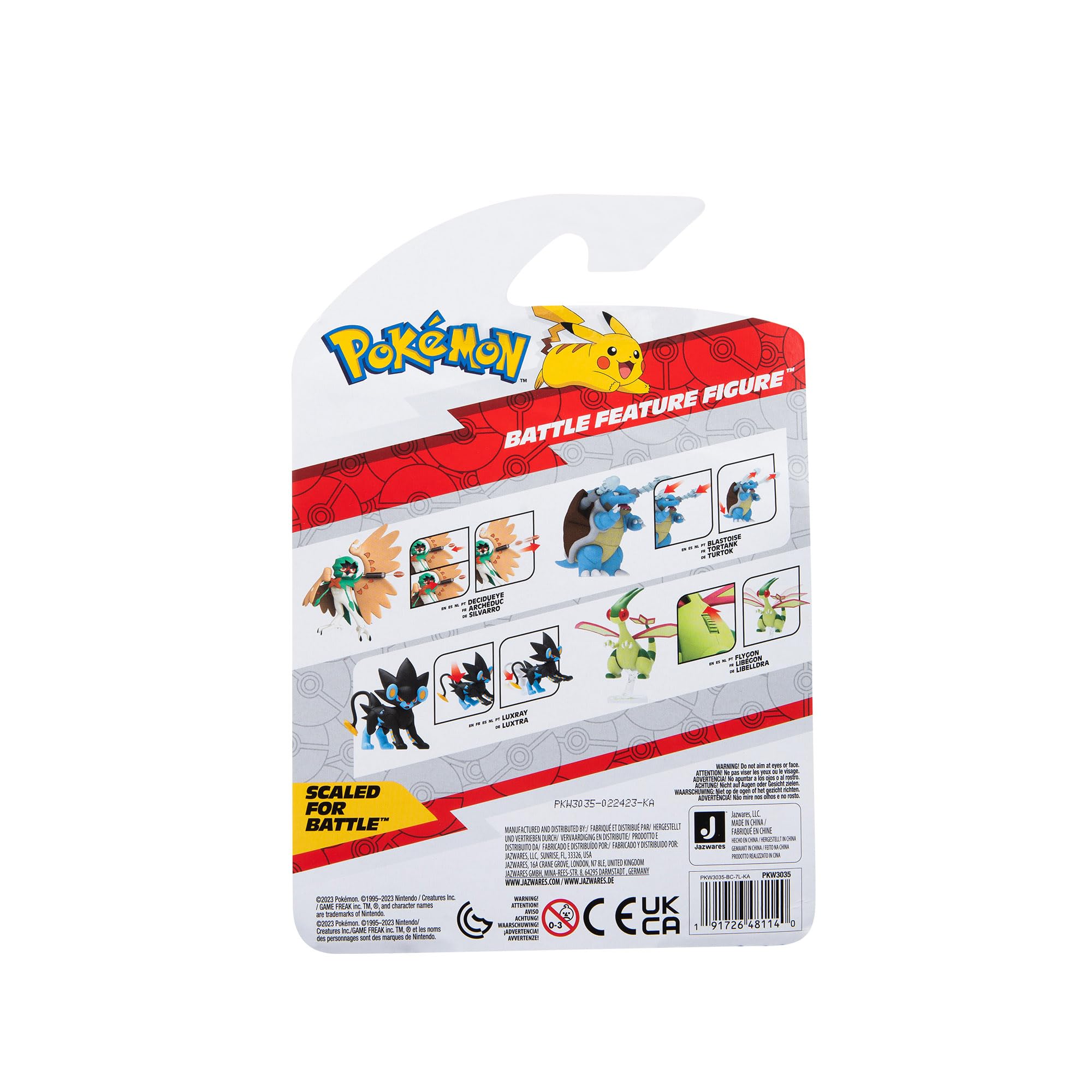 Pokémon Turtok Pokémon Figurine de Combat Blastoise 11,4 cm