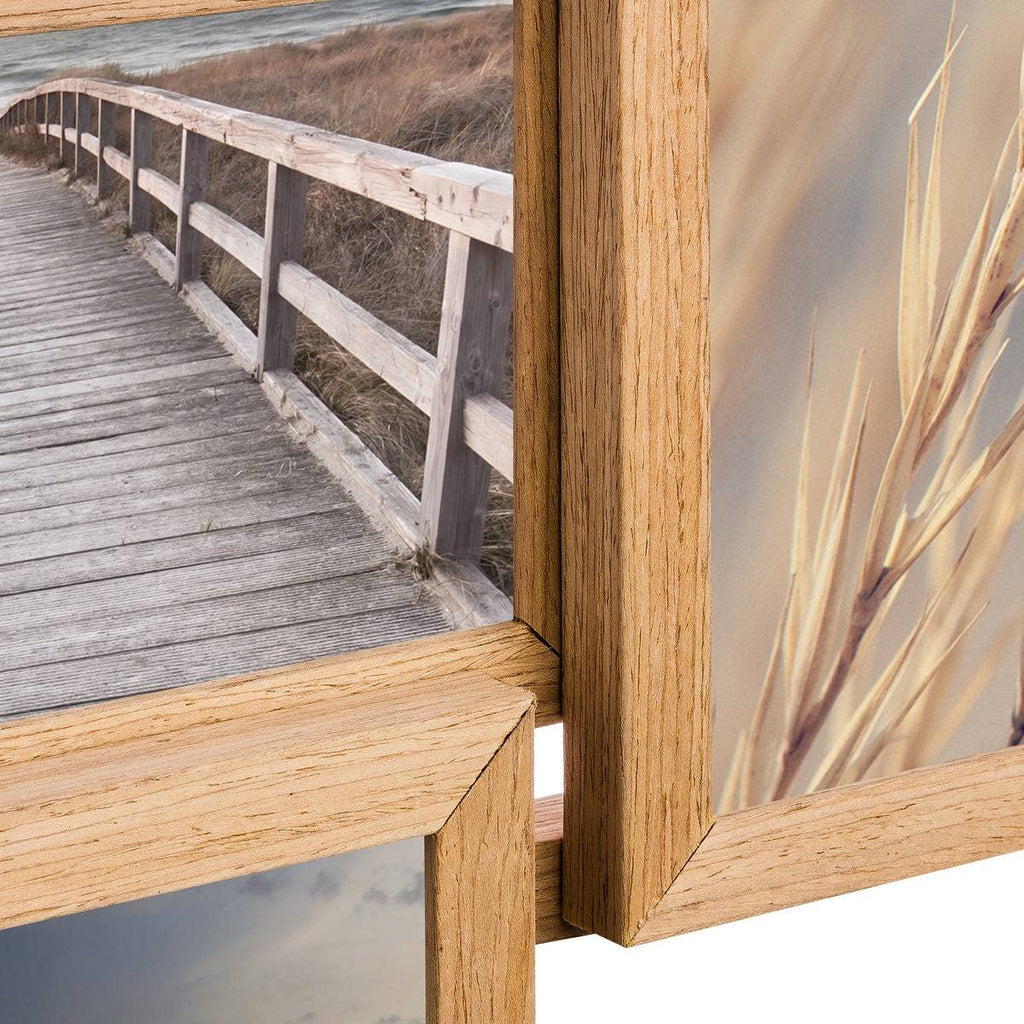 Pêle - mêle - bois - 6 photos - Atmosphera créateur d'intérieur