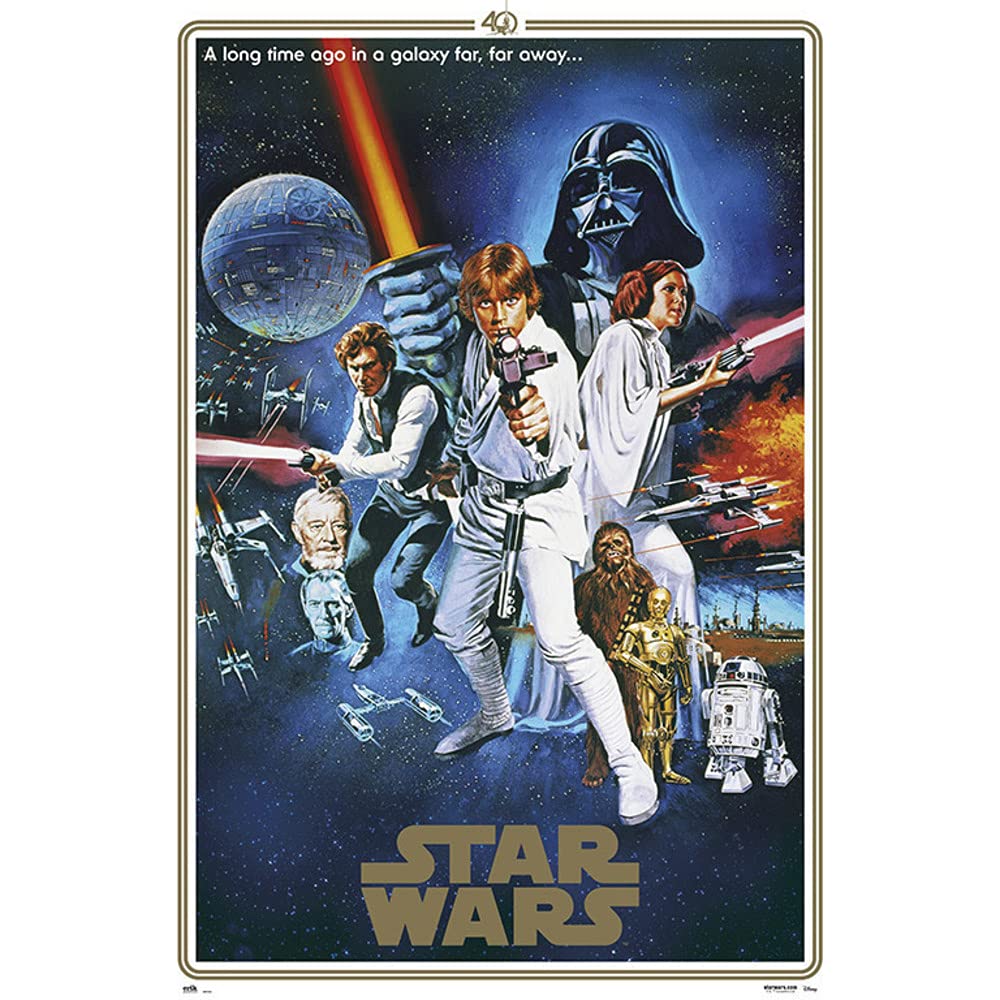 Grupo Erik - Poster Star Wars Classic 40 Anniversaire One Sheet B - 61 x 91.5 cm