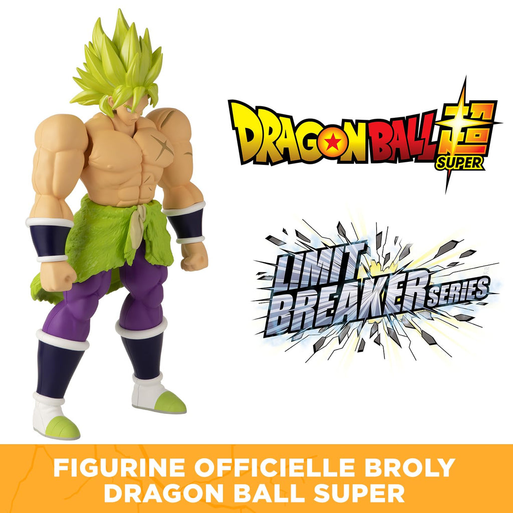 BANDAI - Dragon Ball Super - Figurine Géante Super Limit Breaker 33 cm - Super Saiyan Broly du Film