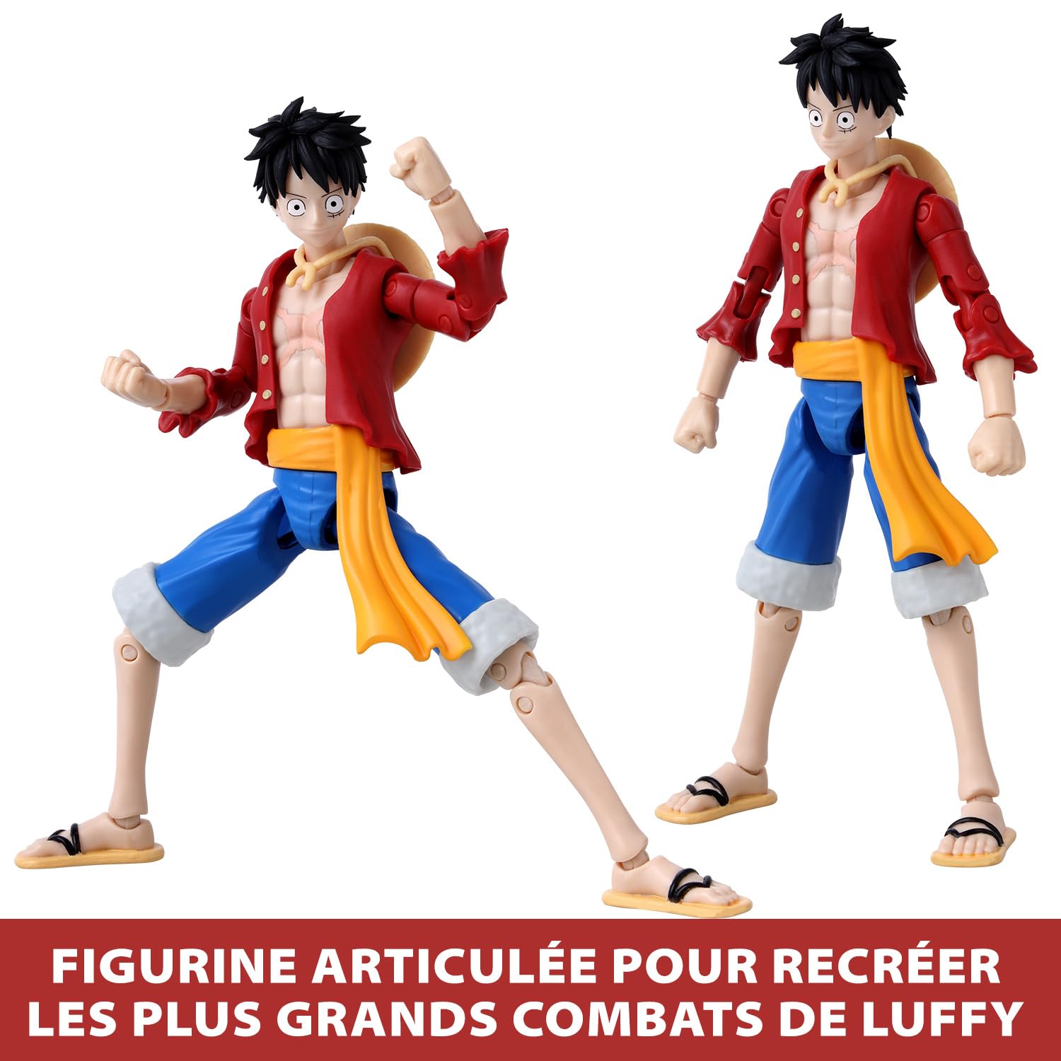 Bandai - Anime Heroes - One Piece - Figurine Anime heroes 17 cm – Monkey D. Luffy