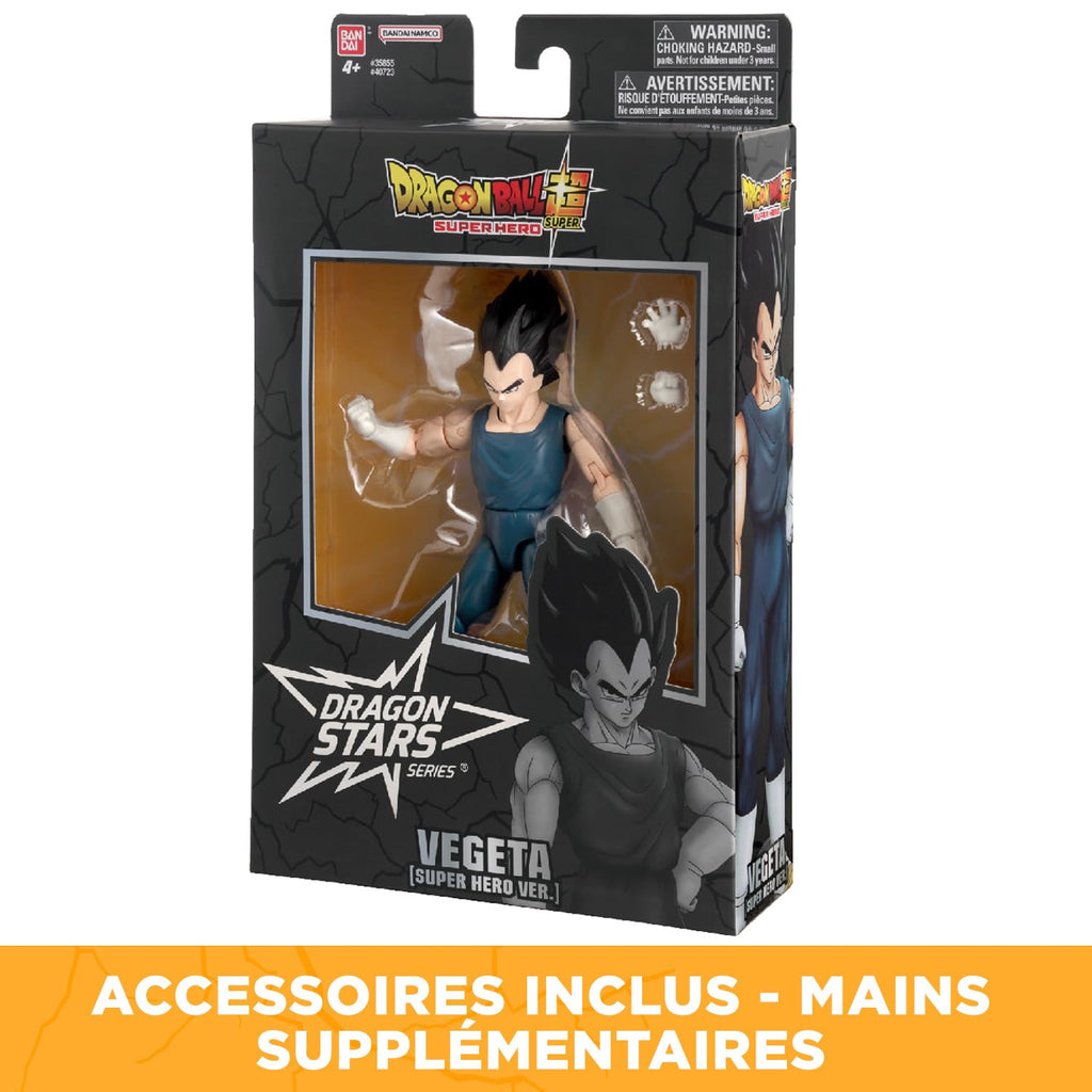 BANDAI - Dragon Ball Super Super Hero - Figurine Dragon Star 17 cm - Vegeta