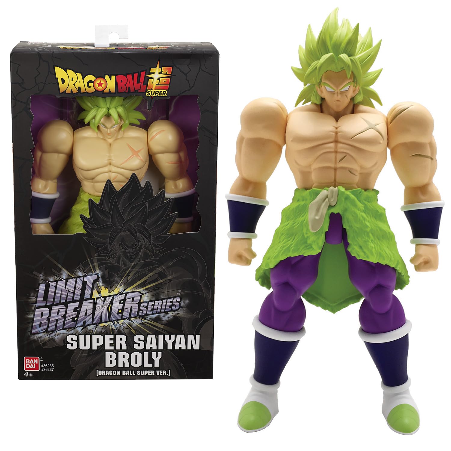 BANDAI - Dragon Ball Super - Figurine Géante Super Limit Breaker 33 cm - Super Saiyan Broly du Film