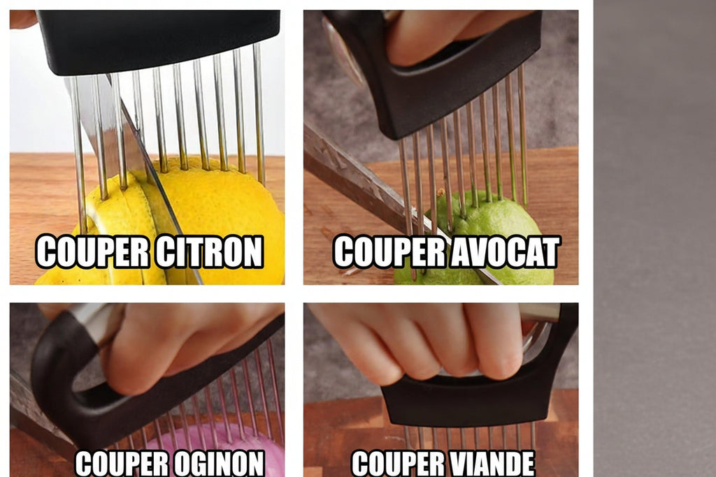 Support à tranches d'oignon en acier inoxydable