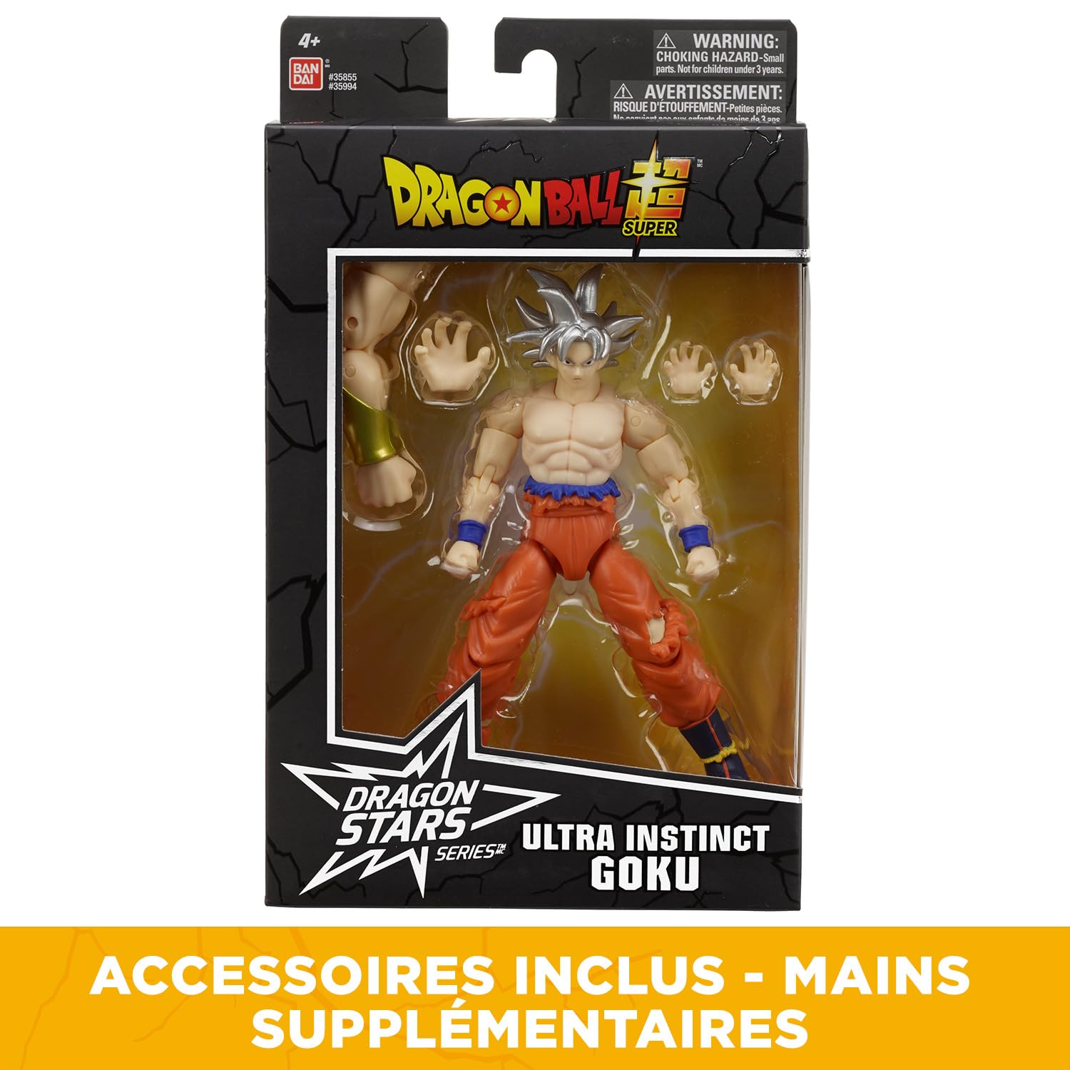 BANDAI - Dragon Ball Super - Figurine Dragon Stars 17 cm - Goku Ultra Instinct