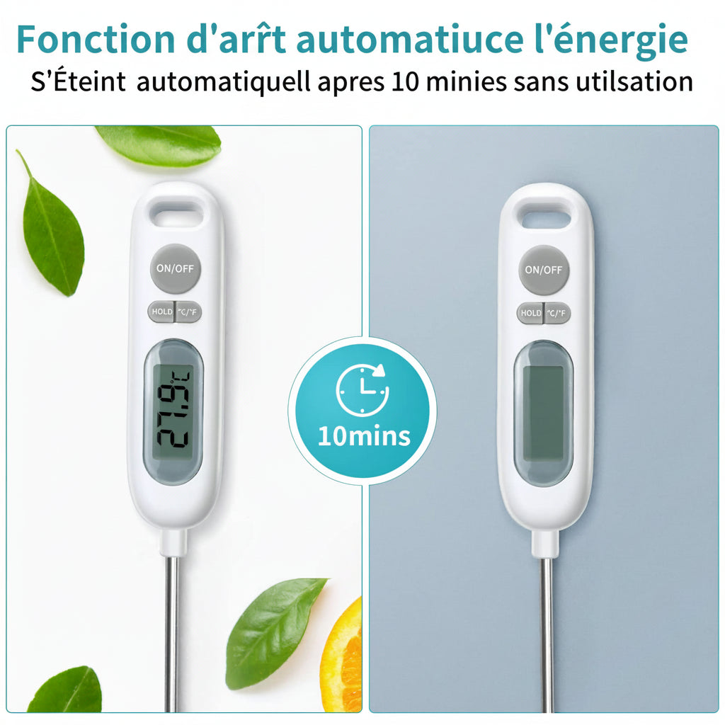 HORJOR Thermomètre de Cuisson, Sonde de Cuisson 14.1 cm