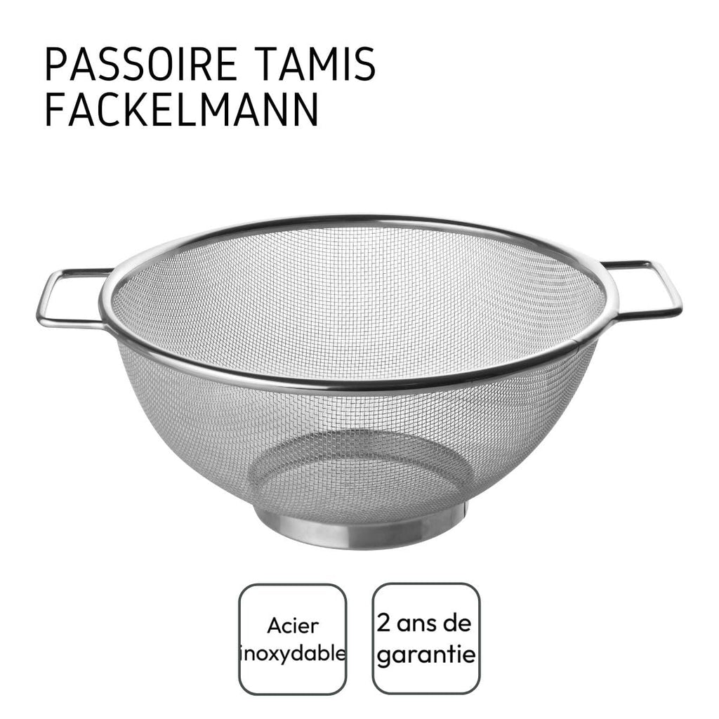 Fackelmann Passoire Tamis INOX, Acier Inoxydable