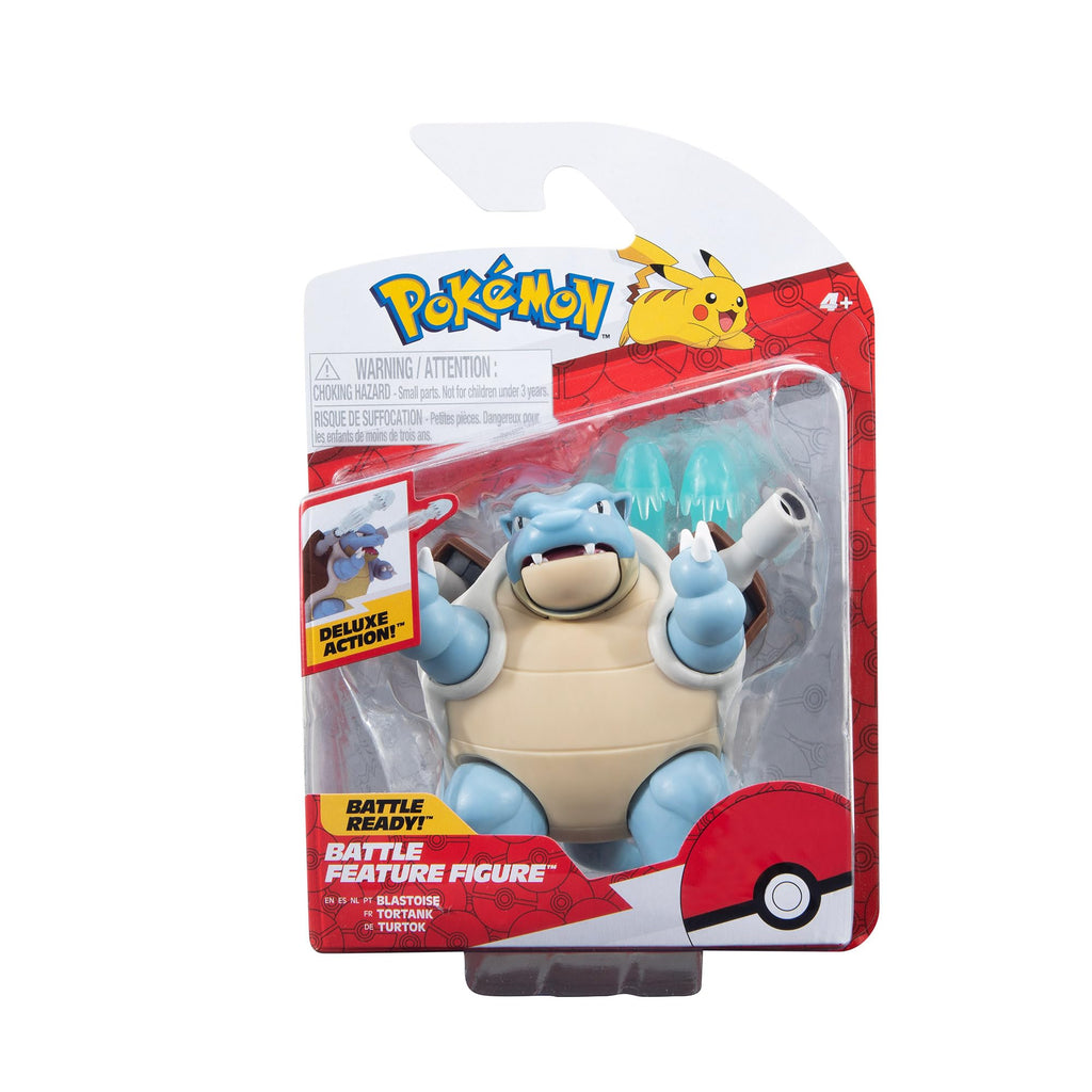 Pokémon Turtok Pokémon Figurine de Combat Blastoise 11,4 cm