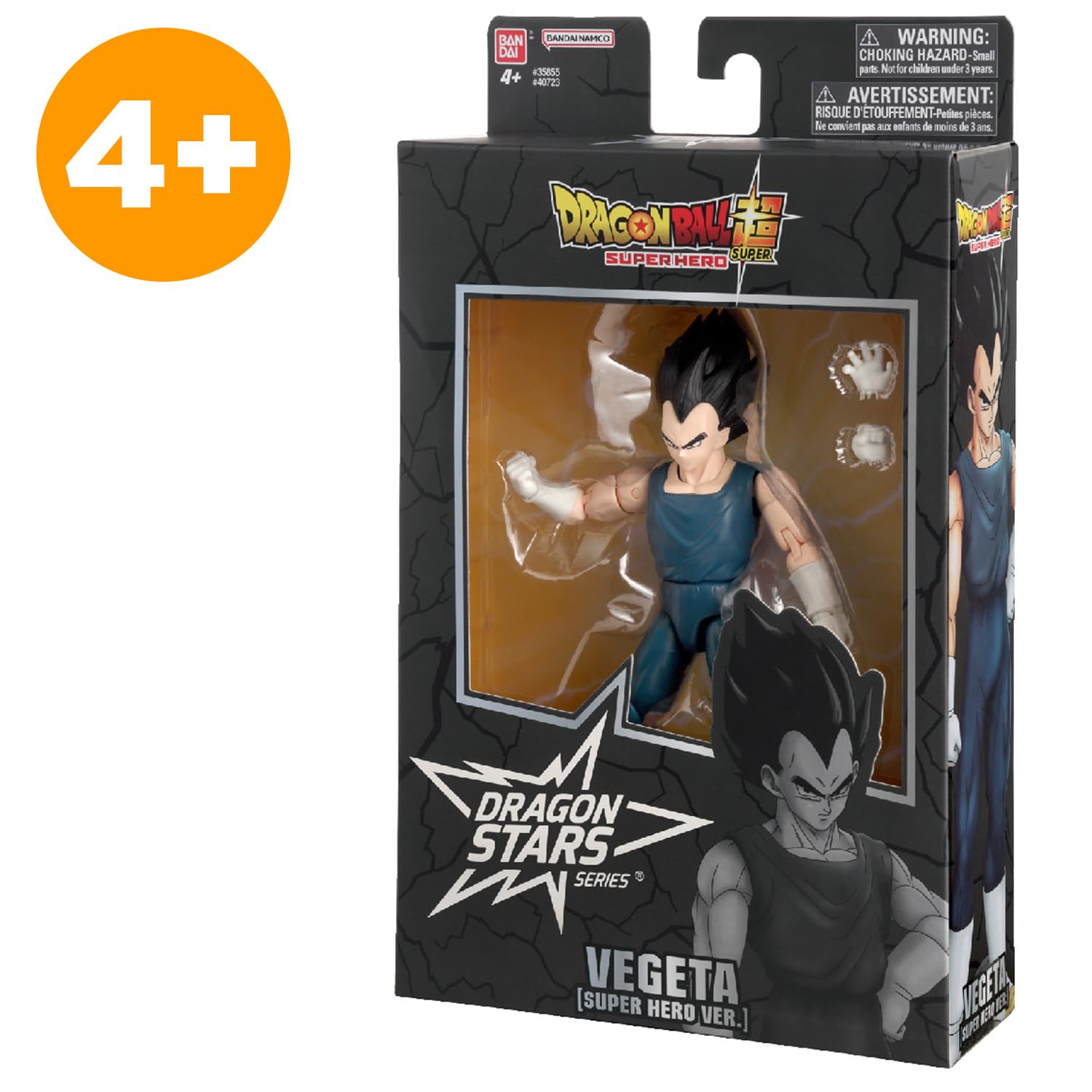 BANDAI - Dragon Ball Super Super Hero - Figurine Dragon Star 17 cm - Vegeta