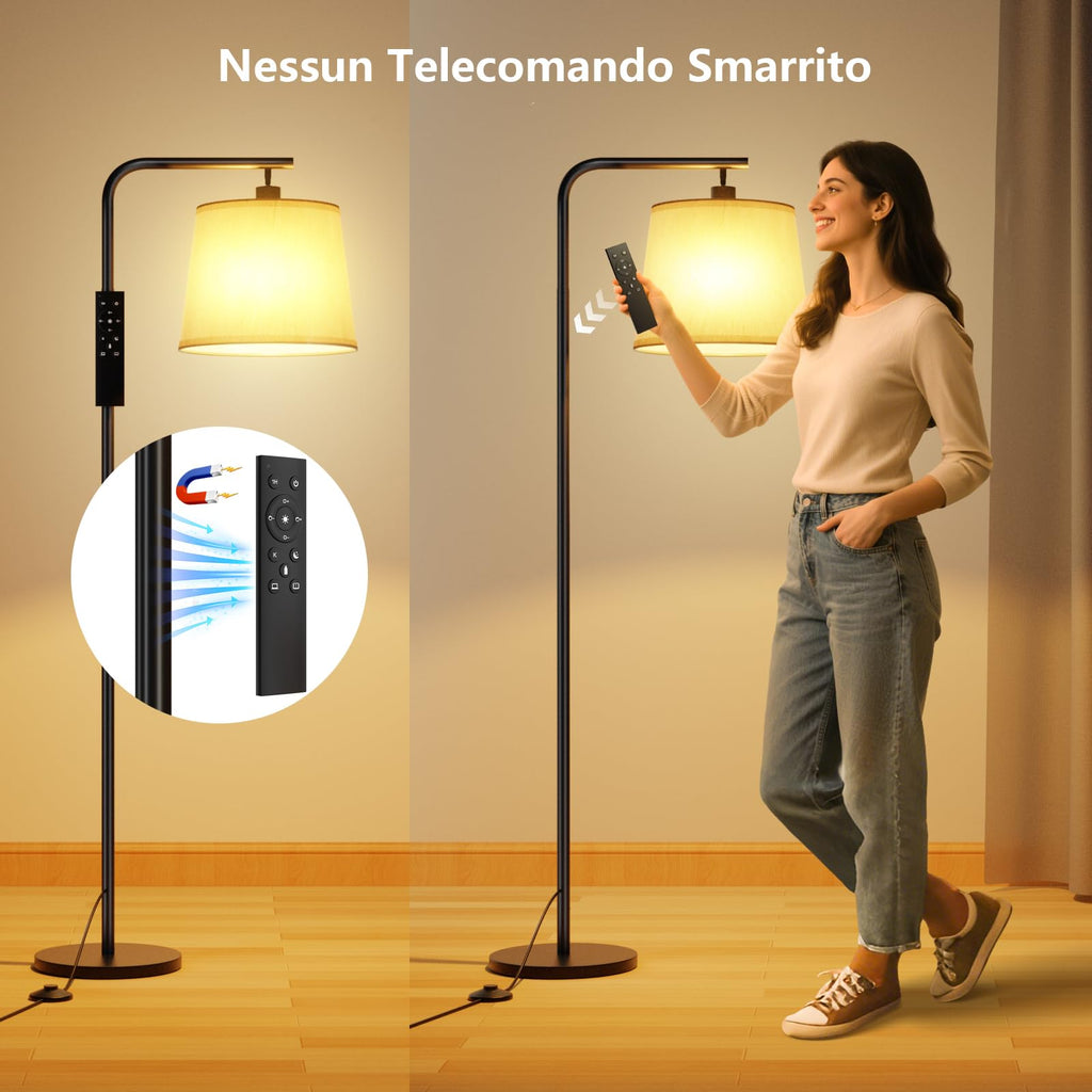 SUWIN Lampadaire Sur Pied Salon à Intensité Variable