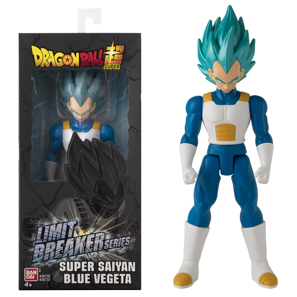 BANDAI - Dragon Ball Super - Figurine Géante Limit Breaker 30 cm - Super Saiyan Vegeta Bleu