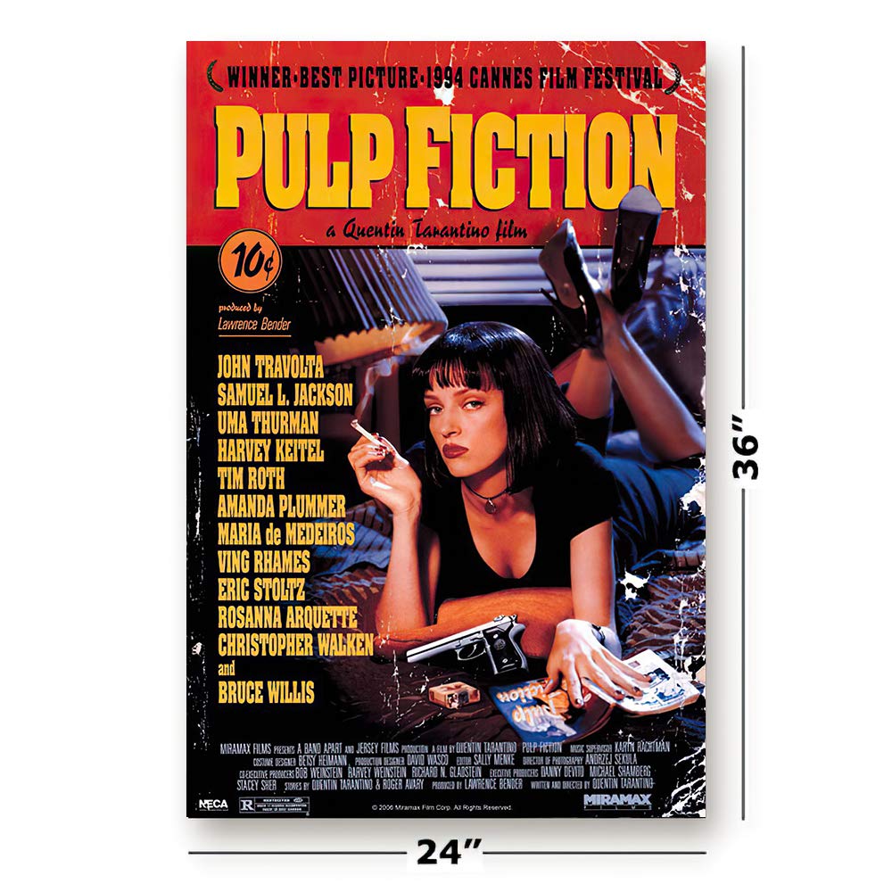 Maxi poster avec affiche du film Pulp Fiction, 61 x 91,5 cm
