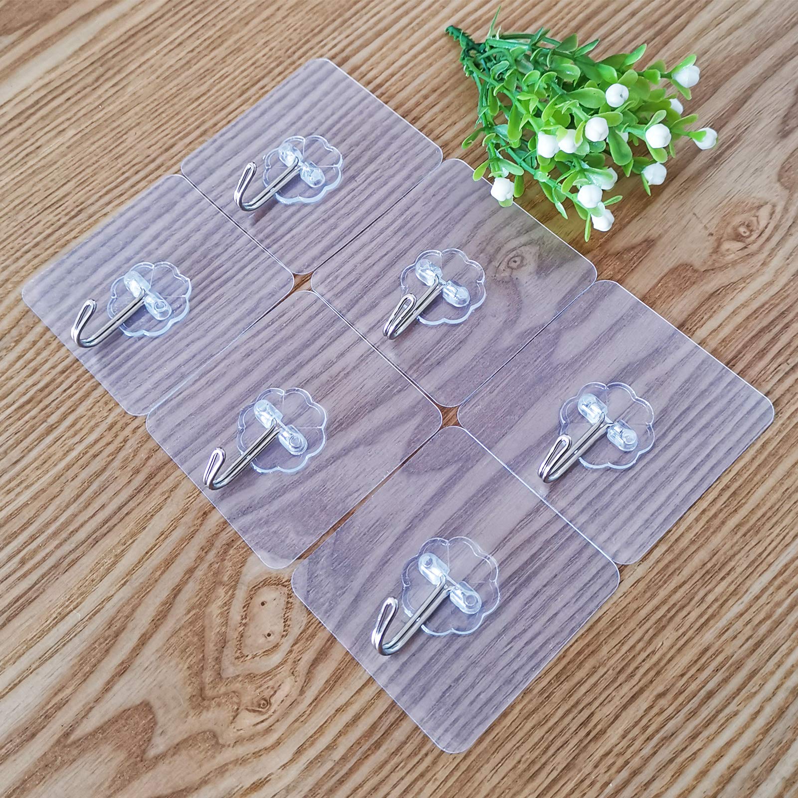 FANGZIDM 6 Pièces Crochets Adhésifs 70MM