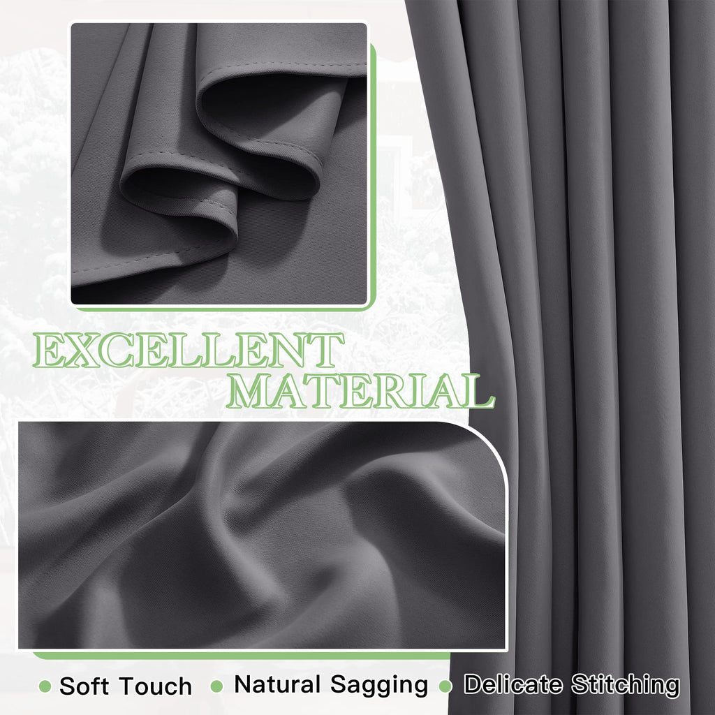 KGORGE Rideau Occultant - Rideaux Isolation Thermique Anti Froid/Chaleur
