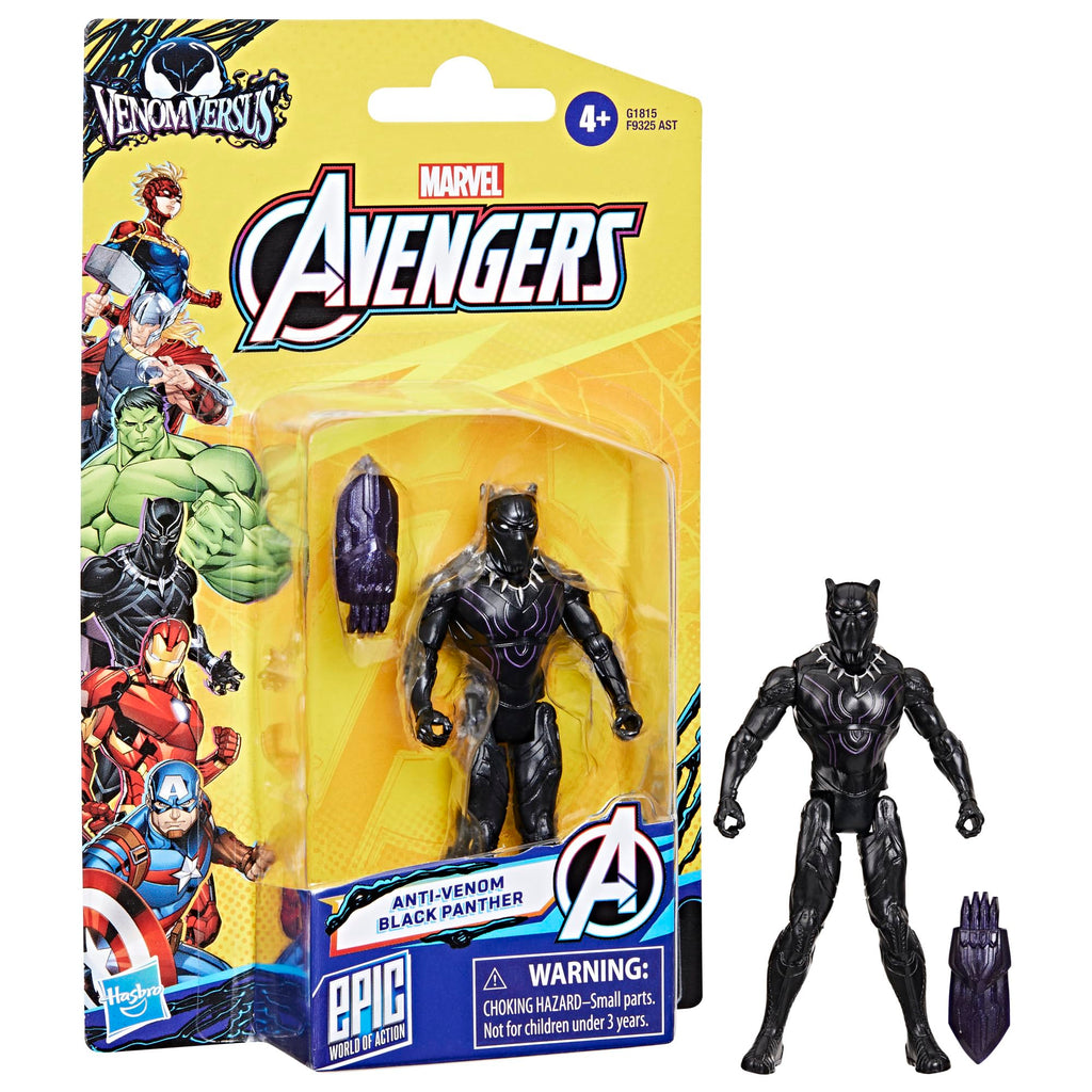 Marvel Avengers Epic World of Action VenomVersus Anti-Venom Black Panther Figure