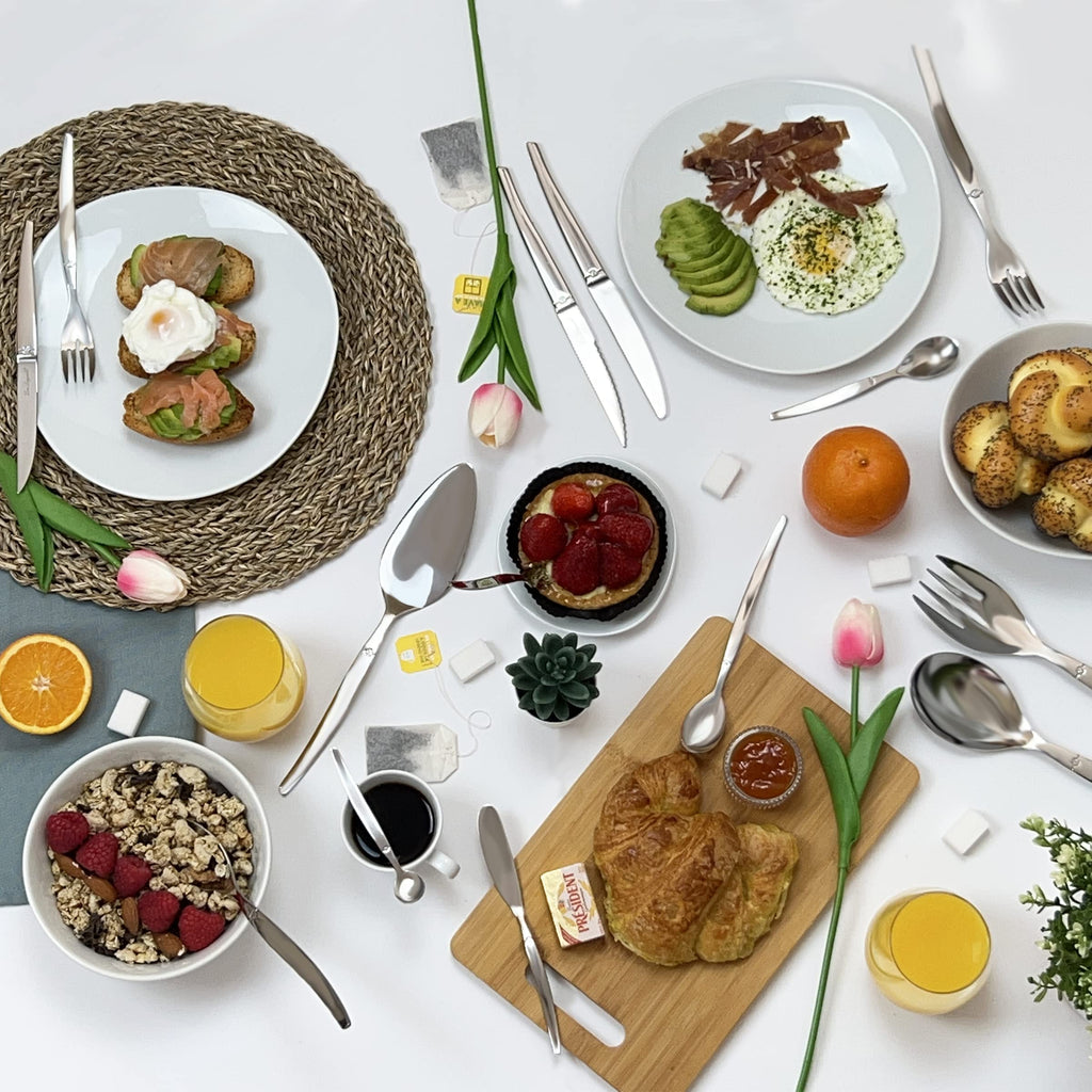 LOU LAGUIOLE - Ménagère 24 couverts de table pour 6 personnes