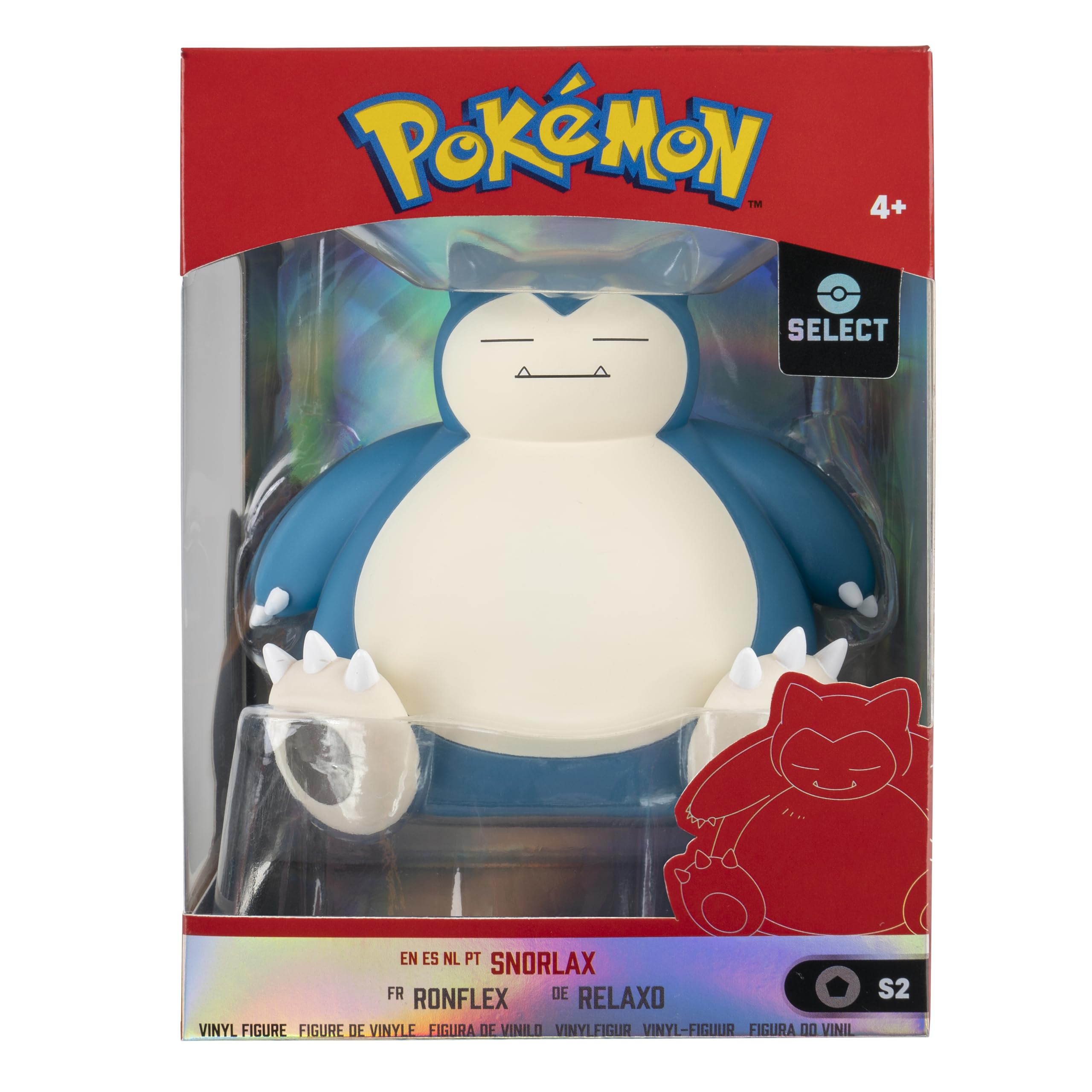 Pokemon Ronflex Figurine en vinyle 10,2 cm