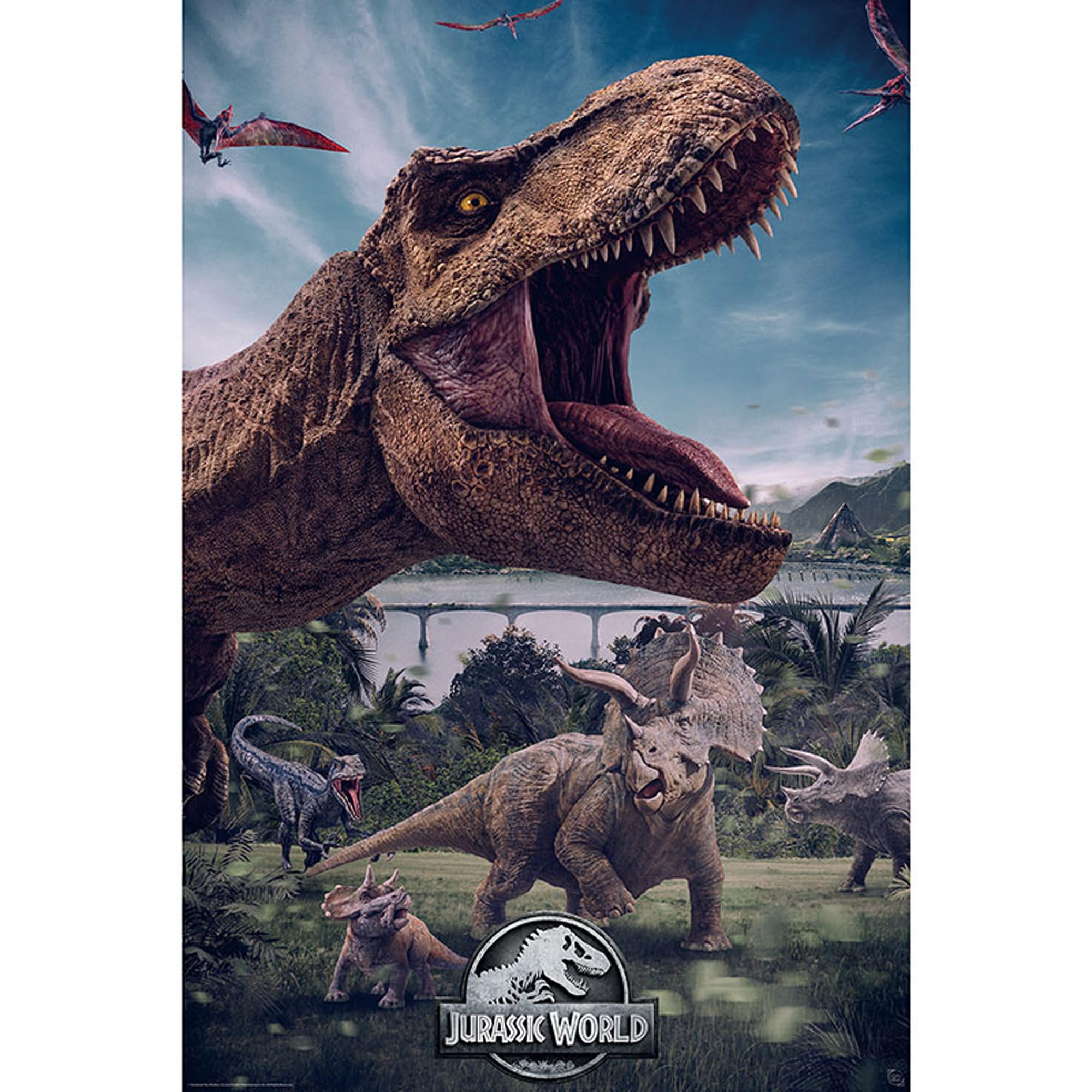 ABYSTYLE GB Eye Poster Jurassic Park Jurassic World 61 x 91,5 cm