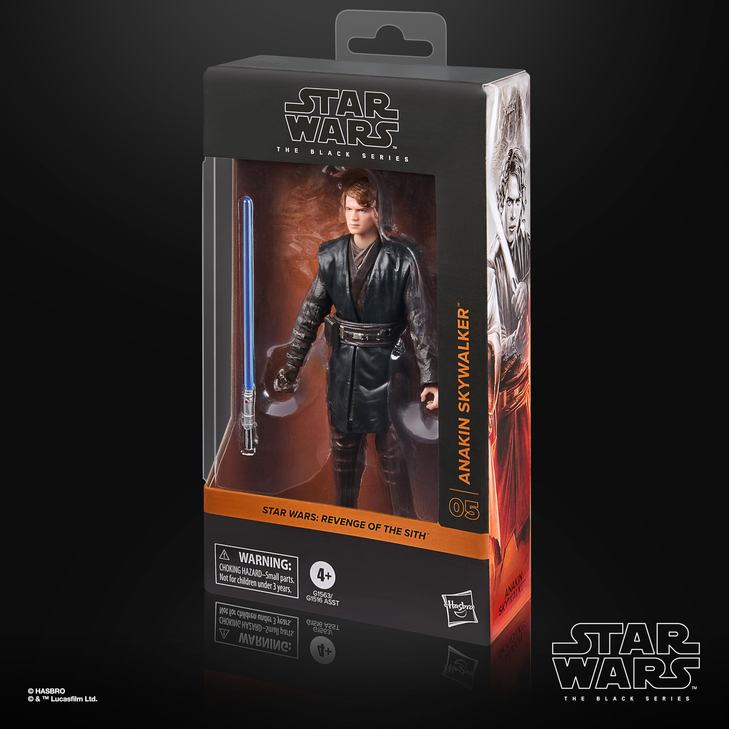 Star Wars The Black Series Anakin Skywalker, Figurine de Collection de 15 cm