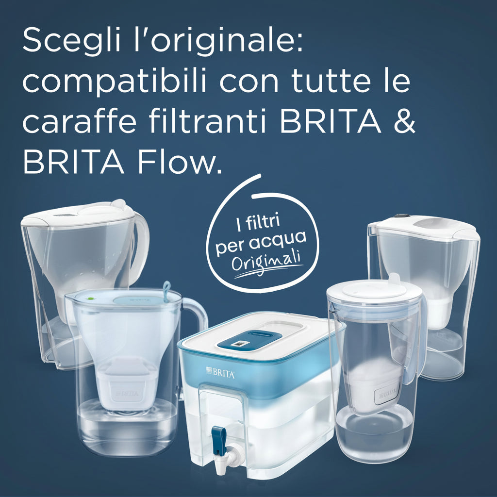 BRITA Filtre pour robinet MAXTRA PRO All-in-1 - Pack de 6 filtres - Réduit le chlore, le calcaire, les PFAS et les métaux, filtre original compatible avec carafes filtrantes BRITA