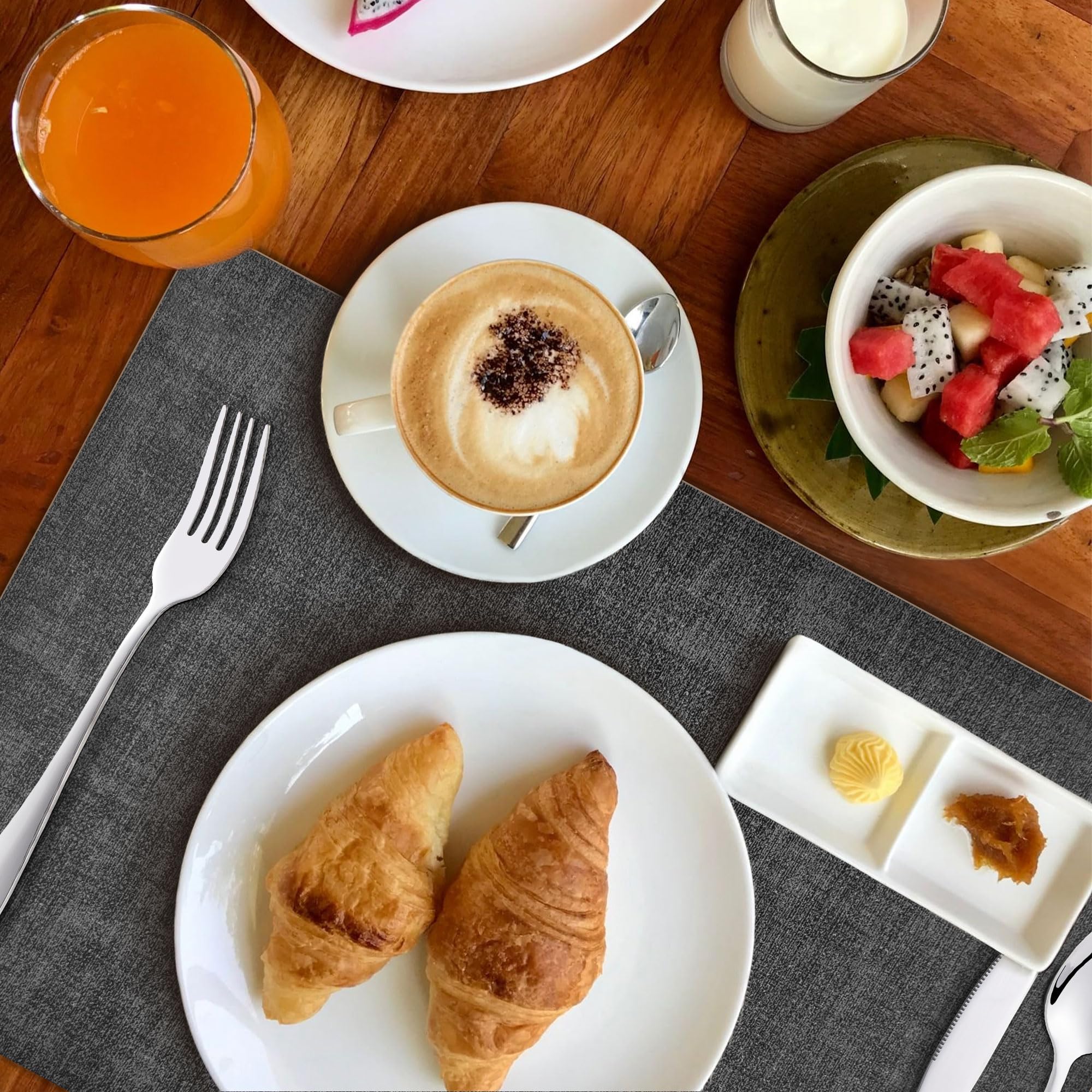 KitchenBoss Set de Table Lavable Lot de 6