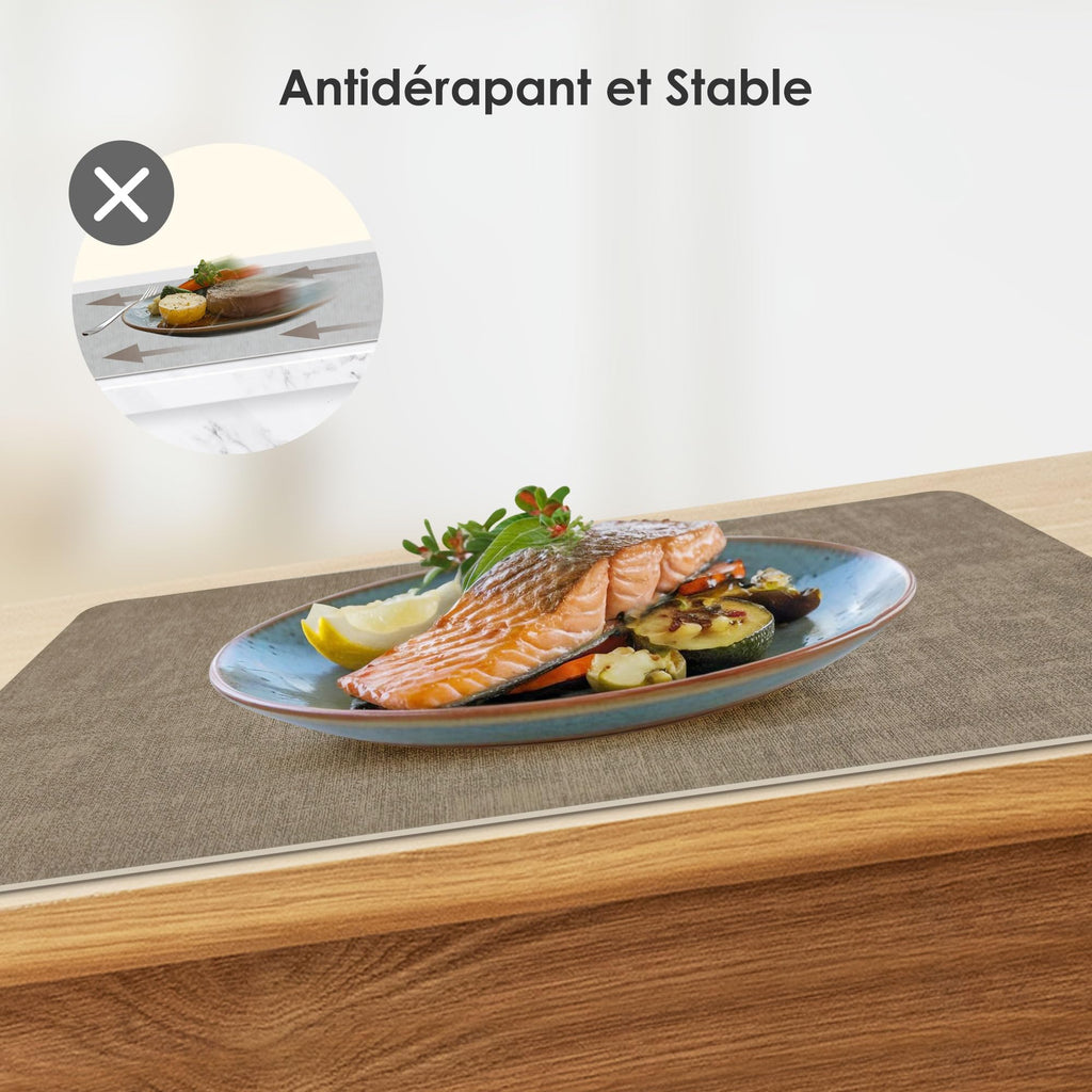 KitchenBoss Set de Table Lavable Lot de 6