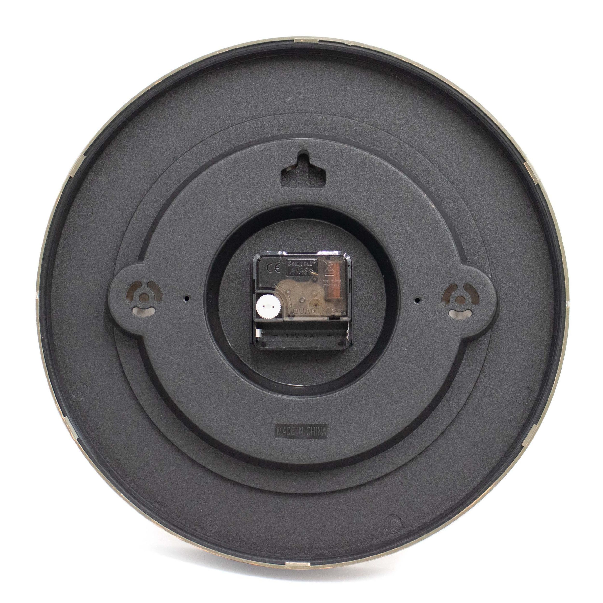 K&L Wall Art Grande horloge murale vintage industrielle