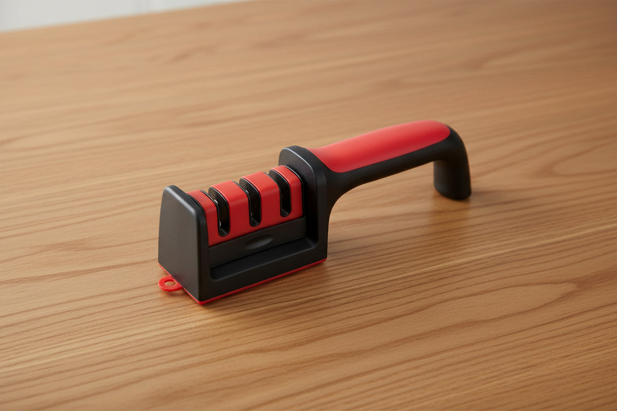 Kitchen Multi-Functional Knife Sharpener Black-8