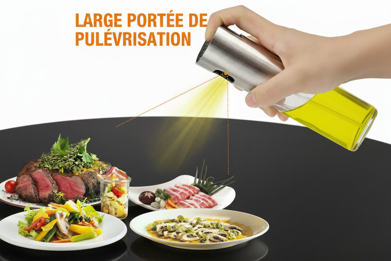 Precision Olive Oil Spray Bottle - Eco-Friendly Kitchen Essential!-1